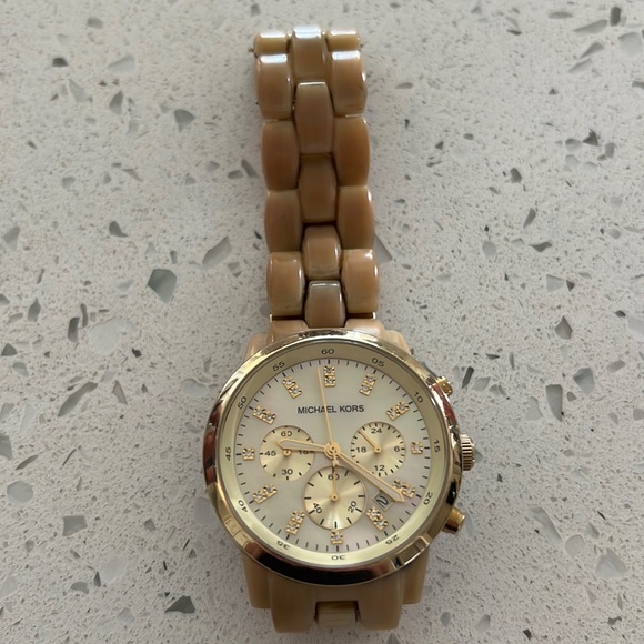 MICHAEL Michael Kors Accessories - Michael Kors Watch - Tan/Gold